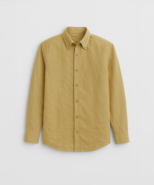 Everyday Linen Blend Button-Down Shirt