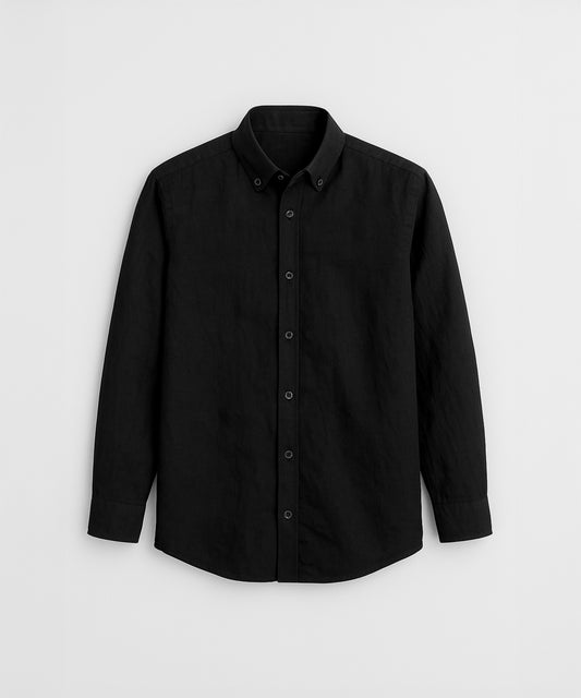 Everyday Linen Blend Button-Down Shirt