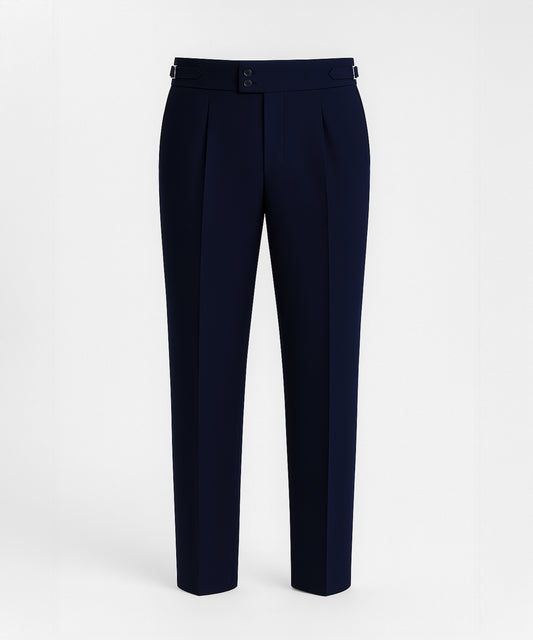 Italian Single-Pleated Adjustable Trousers