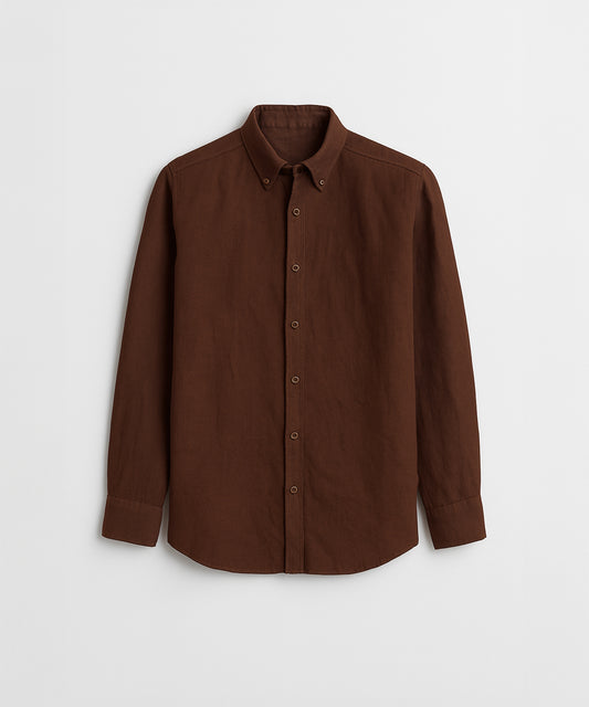 Everyday Linen Blend Button-Down Shirt