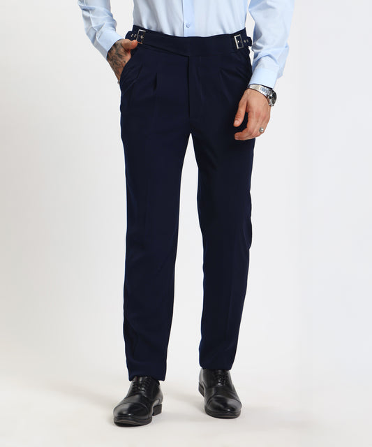 Double-Pleated Gurkha Trousers