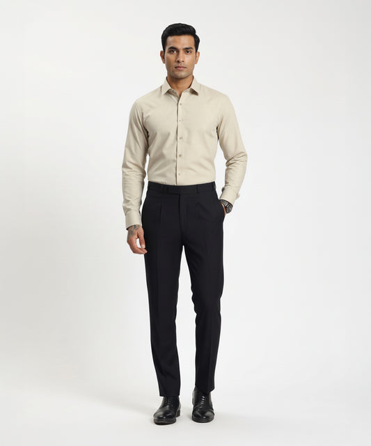 Classic Single-Pleated All-Day Trousers