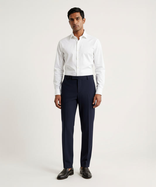 Classic Single-Pleated All-Day Trousers