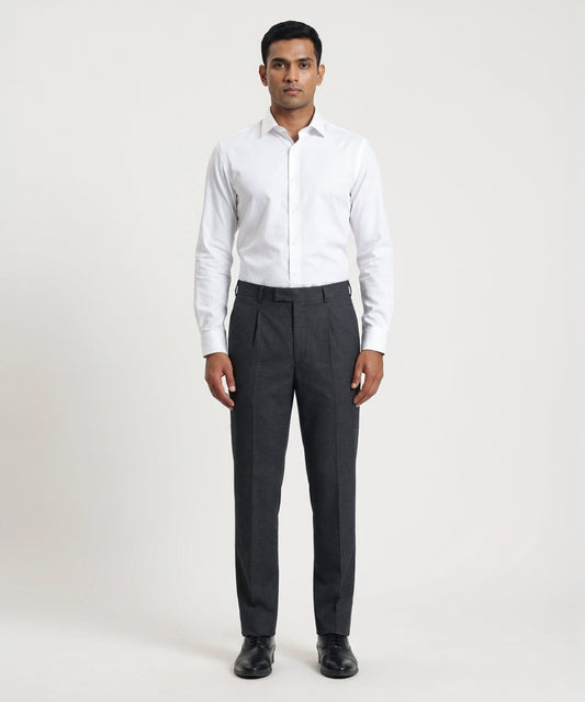 Classic Single-Pleated All-Day Trousers
