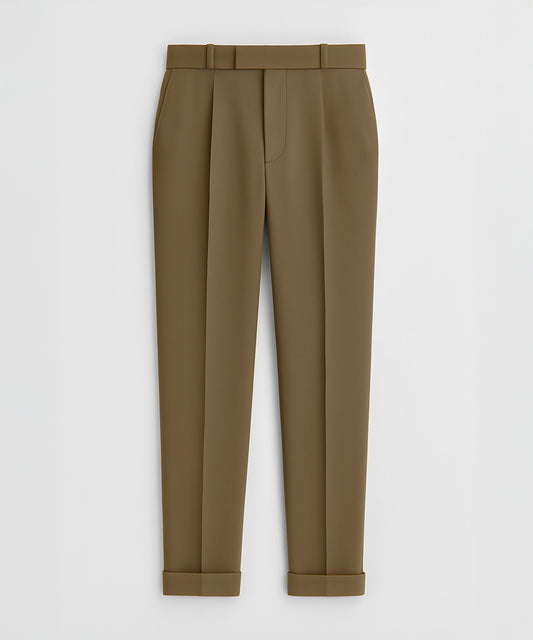 Classic Single-Pleated All-Day Trousers