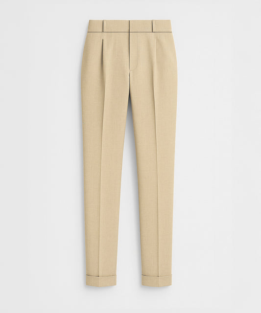 Classic Single-Pleated All-Day Trousers