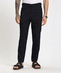 Adjustable Single-Pleated Striped Trousers