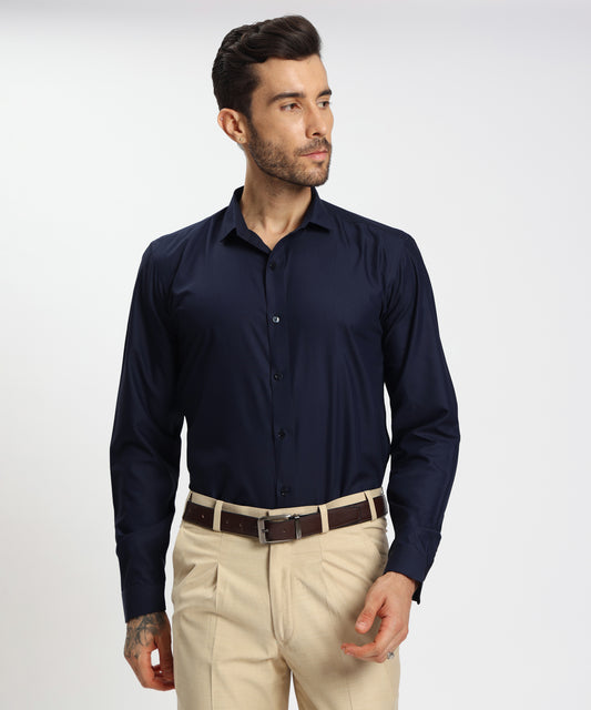 Dev 1 Classic Tailored Shirt blue